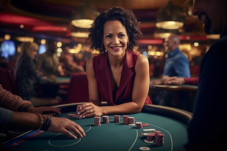 AduQ live table on live sd showing dealer, player cards, betting controls, and real-time balance